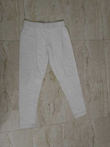 White Cotton Leggings/Salwar