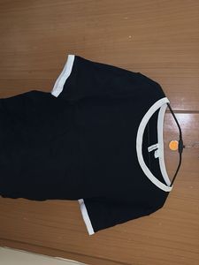 Black Ringer Tee