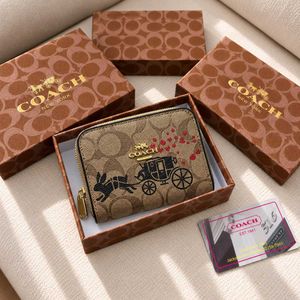 COACH*( COPY)12A QUALITY ZIPPER WALLET WD BOX