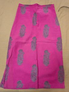 Pink Paisley Ethnic Skirt