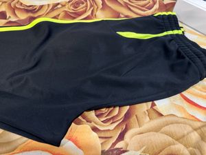 Adidas Track Pants - Black &amp; Yellow