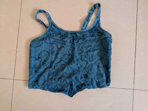 cute blue top