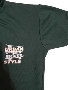 Urban Skate Style Green T-Shirt