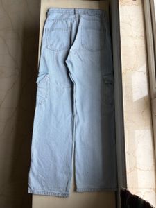 Denim Cargo Jeans