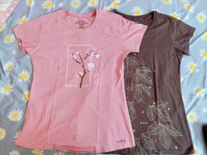 Set of 2 Women's Graphic T-Shirts