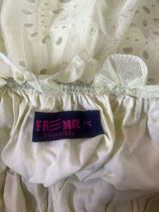 Beautiful Yellow Embroidered Skirt