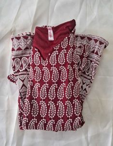 Paisley Print Top