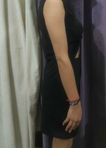 Chic Black Cutout Mini Dress