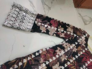 Elegant Floral Kurta with duppata without pant