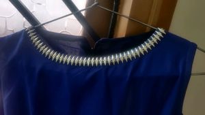 Navy Blue Long Gown