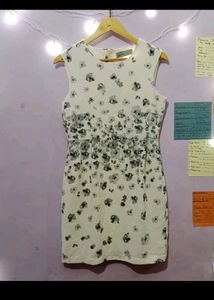 Vero Moda White Printed Midi Dress(woman)