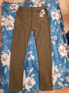 Brown Trouser Pant Bottom Wear. New. Has 2 Pockets