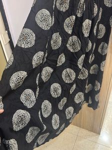 Elegant Black Printed Kurta