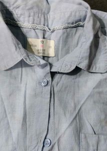 sky blue shirt