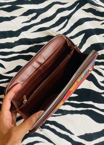 Artistic Zip-Around Wallet