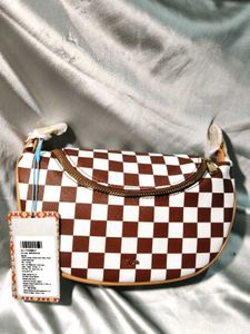 Checkered Crossbody Bag