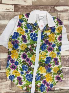 Vintage Guess Floral Button-Up Shirt - XXL