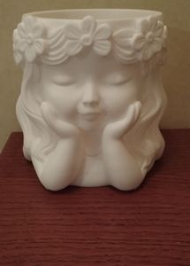 Little Girl  – Floral Planter Sculptur
