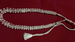 Elegant real quartz Necklace with Tassel