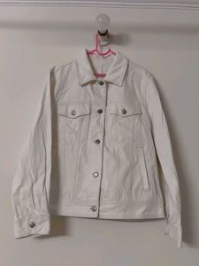 Classic White Denim Jacket