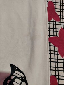 Butterfly Print Split Pants