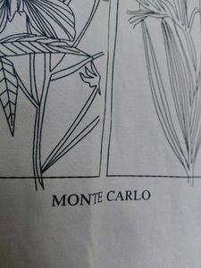 Lavender Monte carlo Botanical Print T-Shirt