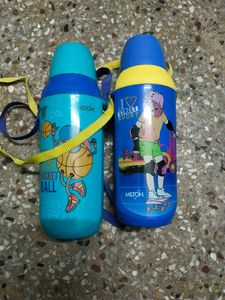 Used 2 Children School Waterbottle