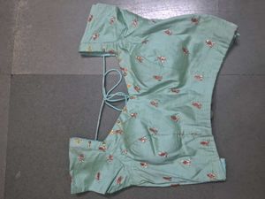 Beautiful Teal Ethnic Skirt with Embellishments