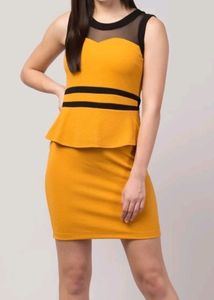Stylish Yellow Party Dress For Women😍💛👑💘