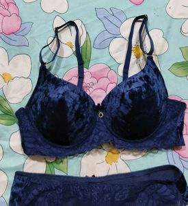 Luxury Velvet Bra &amp; Panty Set