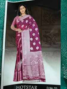 New Exquisite Teal Saree with Tree Motifs