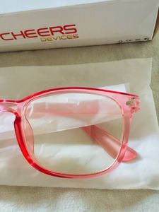 Stylish Pink Frame Glasses 🤓