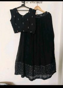 Black Embellished Lehenga Choli