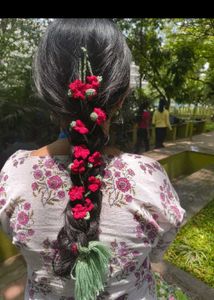 Handmade Crochet Flower Hair Accessory