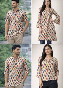 Smart and Vibrant Unisex Unstiched Fabric Style 5