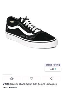 Vans 1st copy unisex black old skool sneakers