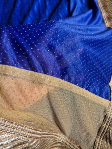 Royal Blue Party Wear Saree