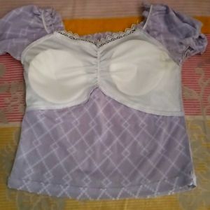 Sweetheart Puff Sleeve Ruched Top