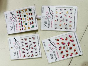 Nail Art Stickers - Butterfly &amp; Floral Designs