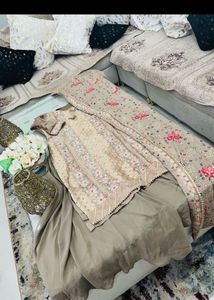 Elegant Beige Lehenga Choli