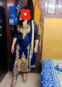 Full. Heavy Zarkan Work Suit With Embroidery Pant