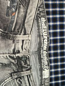 Gray Denim Jeans