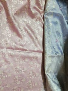 Elegant Rose Gold Saree