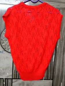 V-Neck Knit Sweater Vest