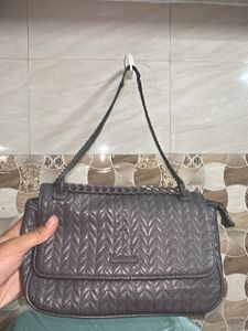 Stylish Dark Grey Chain Sling Bag