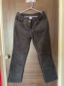 Branded New Courdroy Black Pants Ladies