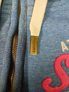Superdry Blue Zip-Up Hoodie