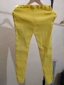 Yellow Pant With Pocket