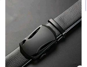 Stylish Black Leather Belt Combo