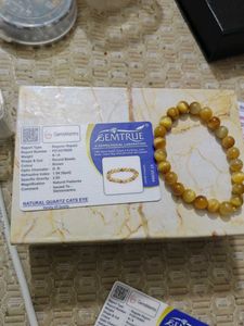 Natural Quartz Cats Eye Bracelet
